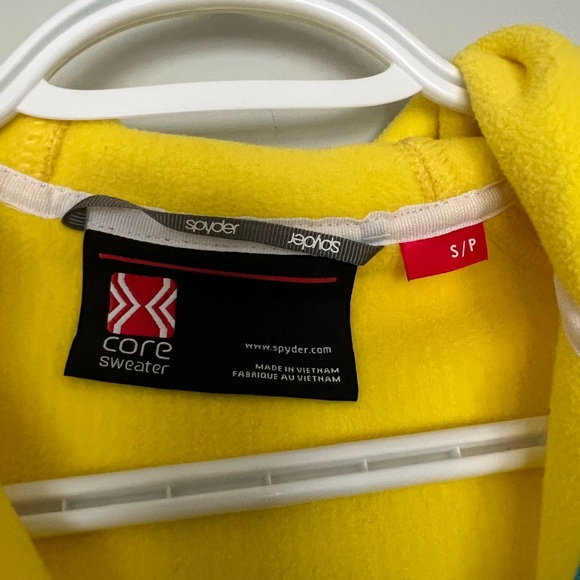 Acid yellow Spyder women Small hoodie  in Brand new condition - Picture 7 of 10